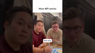 how API works 😂programmer developer memes code coding computerscience funny tech [upl. by Airegin659]