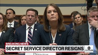 LIVE Secret Service Director Kimberly Cheatle resigns following Trump assassination attempt [upl. by Goddord370]