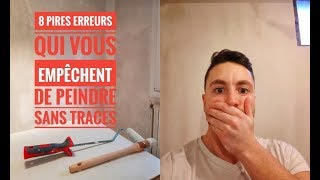 8 erreurs qui vous EMPÊCHENT de peindre sans traces [upl. by Ettellocin]