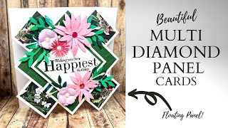 Beautiful Multi Diamond Panel Cards [upl. by Emmalee287]