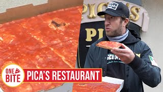 Barstool Pizza Review  Picas Restaurant Upper Darby PA [upl. by Vescuso]