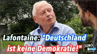 Oskar Lafontaine quotDeutschland ist keine Demokratie sondern eine Oligarchiequot [upl. by Constancy]