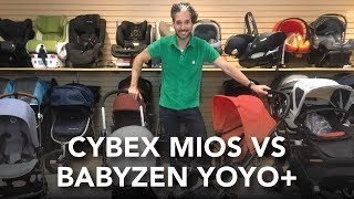 Cybex Mios vs Babyzen Yoyo  Stroller Comparison [upl. by Vitek738]