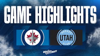 Winnipeg Jets vs Utah Hockey Club  Game Highlights [upl. by Sigvard837]