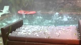 HAIL STORM BRISBANE WESTLAKE 3 of 3 18112012  wwwistickitcomau [upl. by Aieken]