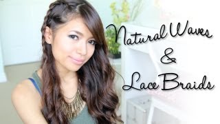 Natural Looking Waves amp Braids Side Swept Hairstyle [upl. by Evered]