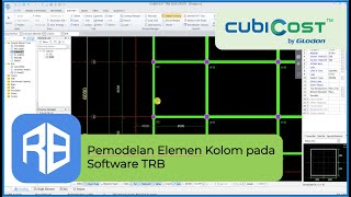 Pemodelan Elemen Kolom pada Software TRB [upl. by Anaer]