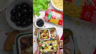 Caesar Pasta Salad with fruits for a healthy and delicious lunch box [upl. by Tedder]