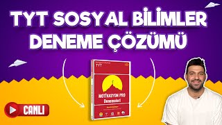 TYT Sosyal Bilimler Deneme Çözümü Kamp2022 🔴Canlı [upl. by Itirahc]