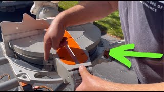 Ridgid Bevel Sliding Miter Saw Walkthrough [upl. by Dymoke]