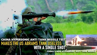 China tests bursting the US Abrams tank by a kinetic bullet a Hypersonic anti tank missile [upl. by Ettenom]