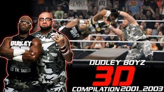 Dudley Boyz 3D Compilation 20012003 [upl. by Leumhs]