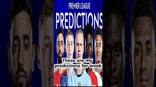 Premier League week 13 Predictions shorts football premierleaguepredictions [upl. by Roach646]