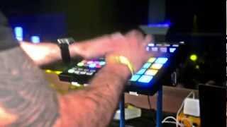 quotIncrediblequot pad drumming live on Maschine  Foundation Seattle [upl. by Eanram]