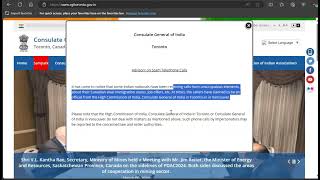 Scam Alert Consulate General Of India is not Calling Indians To Verify Their Status in Canada [upl. by Ulrica]