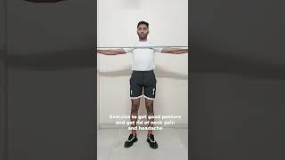 Exercise to get rid of neck pain and headache and improve your posture amp lifestyle [upl. by Nnaytsirk]