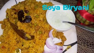 Soya Biryani soya PulaoInstant soya BiryaniBigners Special [upl. by Silvia]