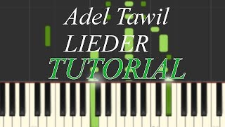 ADEL TAWIL  LIEDER  Piano COVER  Synthesia TUTORIAL [upl. by Lanam4]