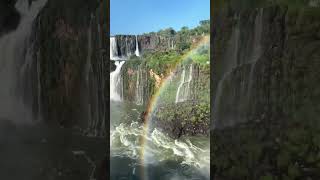 Iguazu Falls😨 argentina brazil iguazuwaterfalls iguazufalls asmrvideo shorts waterfalls [upl. by Adnah]