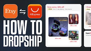 How to Dropship on Etsy From Aliexpress 2024 Step by Step [upl. by Chilcote]