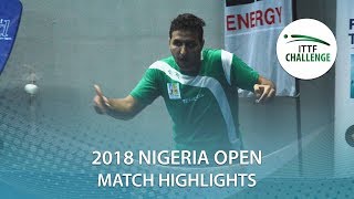 Aruna Quadri vs Khalid Assar  2018 Nigeria Open Highlights R32 [upl. by Harleigh]