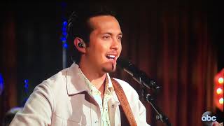 Laine Hardy performing “Memorize You” on the Bachelorette [upl. by Lledniuq139]