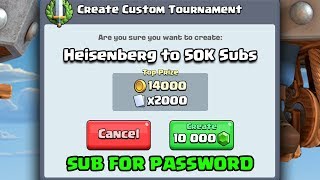 FREE 1000 PLAYER TOURNEY  Heisenberg Tourney 🤡 [upl. by Idnahk]