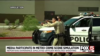 Las Vegas police simulation shows media how transparency accountability matter during critical i [upl. by Whitaker694]