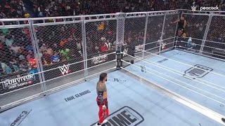 Men Wargames The Yeet Jey USO enter the Cage WWE Wargames Servive Series Part 1 [upl. by Luther]