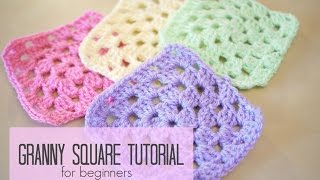 CROCHET How to crochet a granny square for beginners  Bella Coco [upl. by Riamu317]