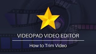 How to Trim Video  VideoPad Video Editing Tutorial [upl. by Ayel552]