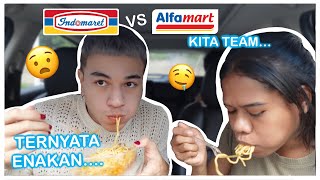 BATTLE MAKANAN ALFA VS INDOMARET W MAYNJING [upl. by Trudie]