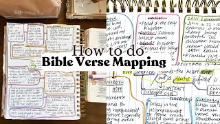 How to Do Bible Verse Mapping  9 SIMPLE STEPS [upl. by Xuaegram]