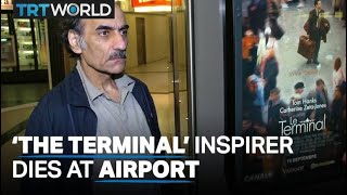 Iranian man who inspired film The Terminal dies in Paris airport [upl. by Ilesara]