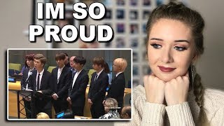 BTS SPEECH at UNICEF “Youth 2030 Reaction WOW  ItsGeorginaOkay [upl. by Nesto]