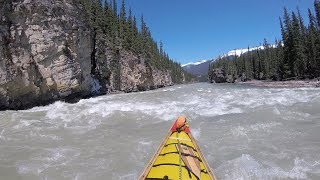 Canoeing The Athabasca River  Athabasca Falls To Old Fort Point [upl. by Yart]