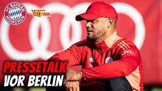 Pressetalk vor dem Bundesliga Heimspiel am 9 Spieltag gegen Union Berlin [upl. by Eanar]