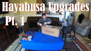 Suzuki Hayabusa  New performance parts Part 1  unboxing  Gen 2 Busa [upl. by Esinart66]