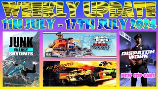 Everything Weekly Update 11h July  17th July 2024  GTA Online 5 [upl. by Aerdnas]