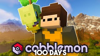 Trying to DEFEAT the FIRST GYM LEADER in 100 DAYS COBBLEMON Minecraft Cobblemon 14 [upl. by Durante]