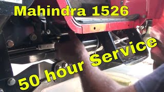 Mahindra 1526 50 hour service [upl. by Justin132]