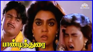 சொத்து காக அக்க வை கொன்னுட்டார் மன்சூர் அலி  Pandithurai Movie Scenes  Silk Smitha [upl. by Resaec]