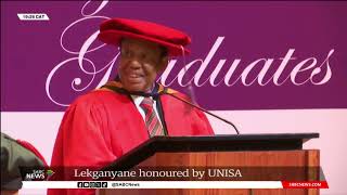 UNISA honours Bishop Dr Engenas Lekganyane [upl. by Harikahs]