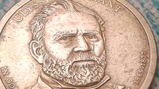 Error Dollar Coin US Ulysses s Grant 1 dollar coin worth [upl. by Nirol]