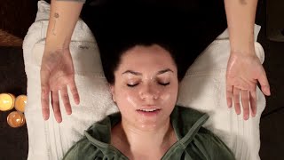 ASMR Whisper Facial for Deep Sleep and Relaxation [upl. by Esinyl]