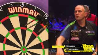 Labanauskas vs Edwards Darts World Trophy 2018 Round 2 [upl. by Nabala]