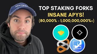 TOP STAKING FORKS INSANE APYs 80000 to 1000000000 [upl. by Goss]