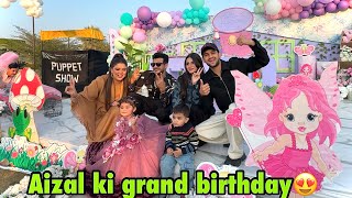 Aizal ki grand birthday mai ham sab YouTubers se mile😍  birthday chor kar jana parha Karachi😞 [upl. by Azirb142]