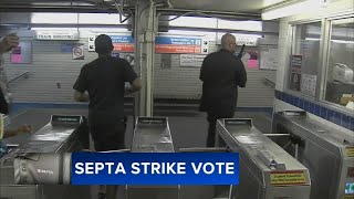 SEPTA union workers vote to authorize strike amid contract negotiations [upl. by Idnib]