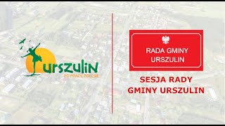 LX sesja Rady Gminy Urszulin VIII kadencji [upl. by Ahtera]